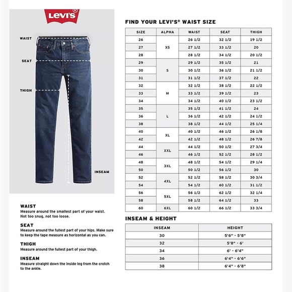 Levi’s 514™ STRAIGHT FIT MEN'S JEANS 31x32 or 38x32 - Picture 5 of 7